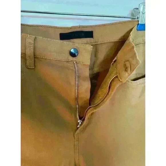 Joe's Jeans The Charlie Ankle Coated Maple Brown Size 32 - Picture 4 of 9